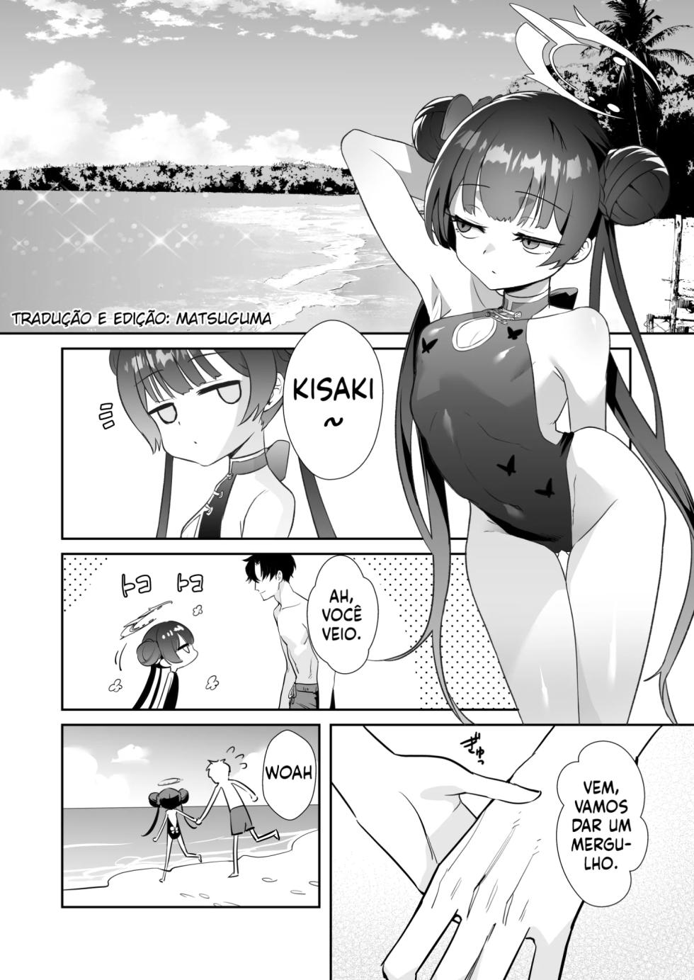 [Ooki na Gomibako (Oki Nagomi)] Monshu-sama wa Atsuin desu! ~Otona no Dosukebe Taisou Hen~ (Blue Archive) [Portuguese-BR] [Digital] - Page 3