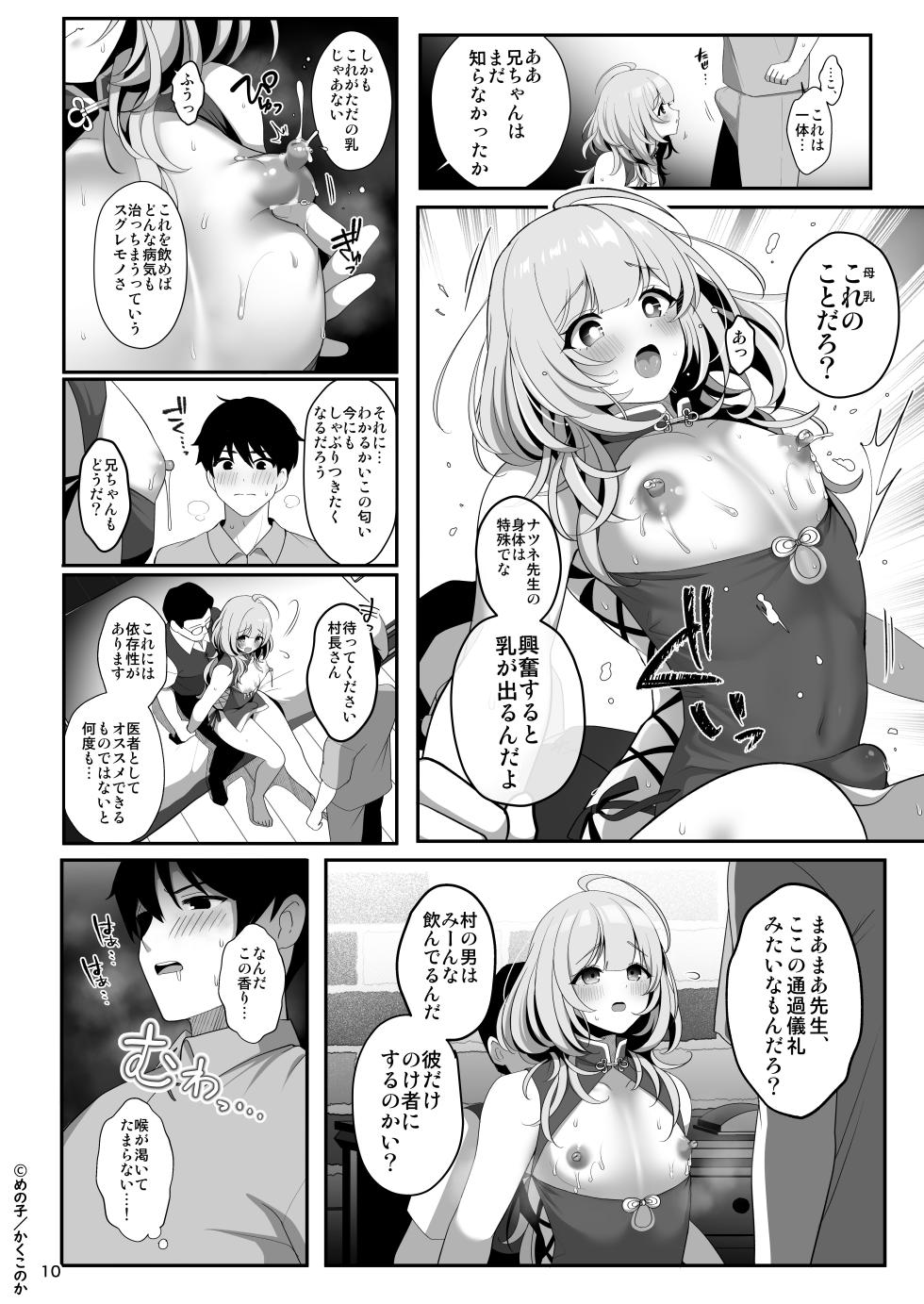 [かくこのか (めの子)] 薬屋のママ系お兄さんは村人たちのミルクバー - Page 11