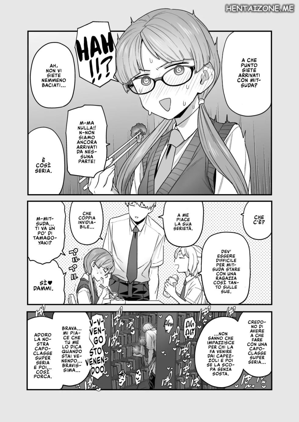 [Sayonara Hornet (Yoshiragi)] Iinchou to Mitsuda-kun no Obenkyoukai | Mitsuda e la capoclasse cercano di studiare Completo + Bonus [Italian] [Digital] - Page 18