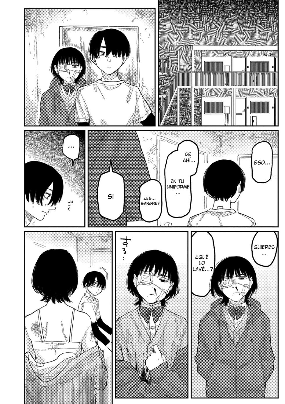 [Higeta] Distortion (Oyasumi, Teen - Good Night, Goodbye) | (Buenas Noches, Adolescente - Buenas Noches, Adiós) [Spanish] [Shudjak - Berpy] - Page 6