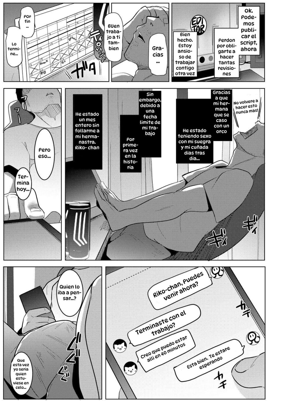 [Hitsuji Kikaku (Muneshiro)] Imouto wa Mesu Orc 6｜Mi Hermanita es una Orco 6 [Spanish] [Hta scan] [Digital] - Page 3