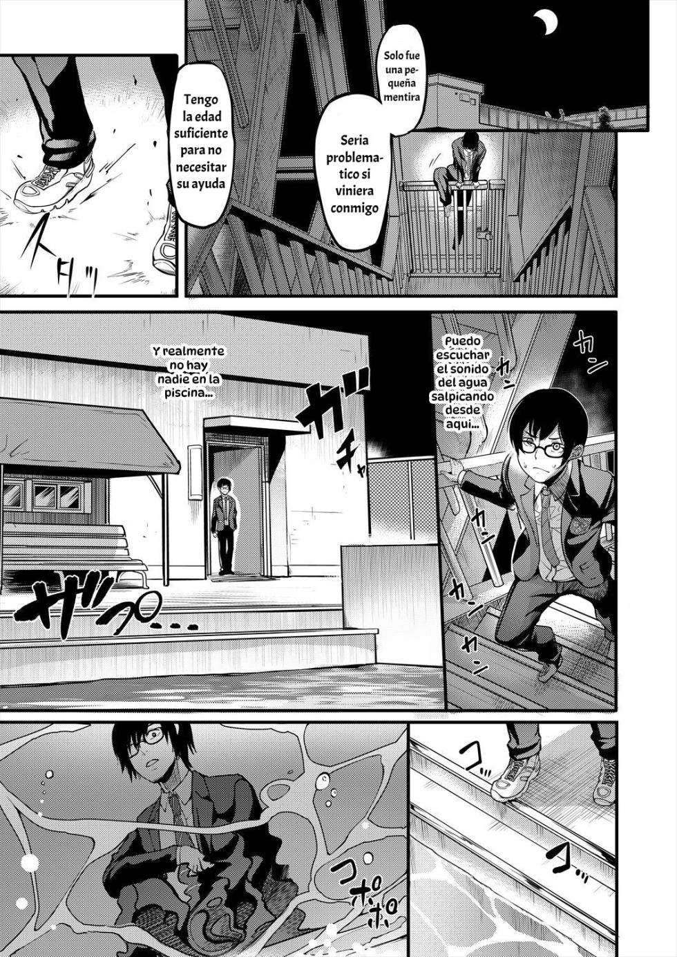 [Remu] Houkago Dosukebe Nightpool｜Noches de Sexo en la Piscina Escolar Después de Clases [Spanish] [Hta scan] [Digital] - Page 5