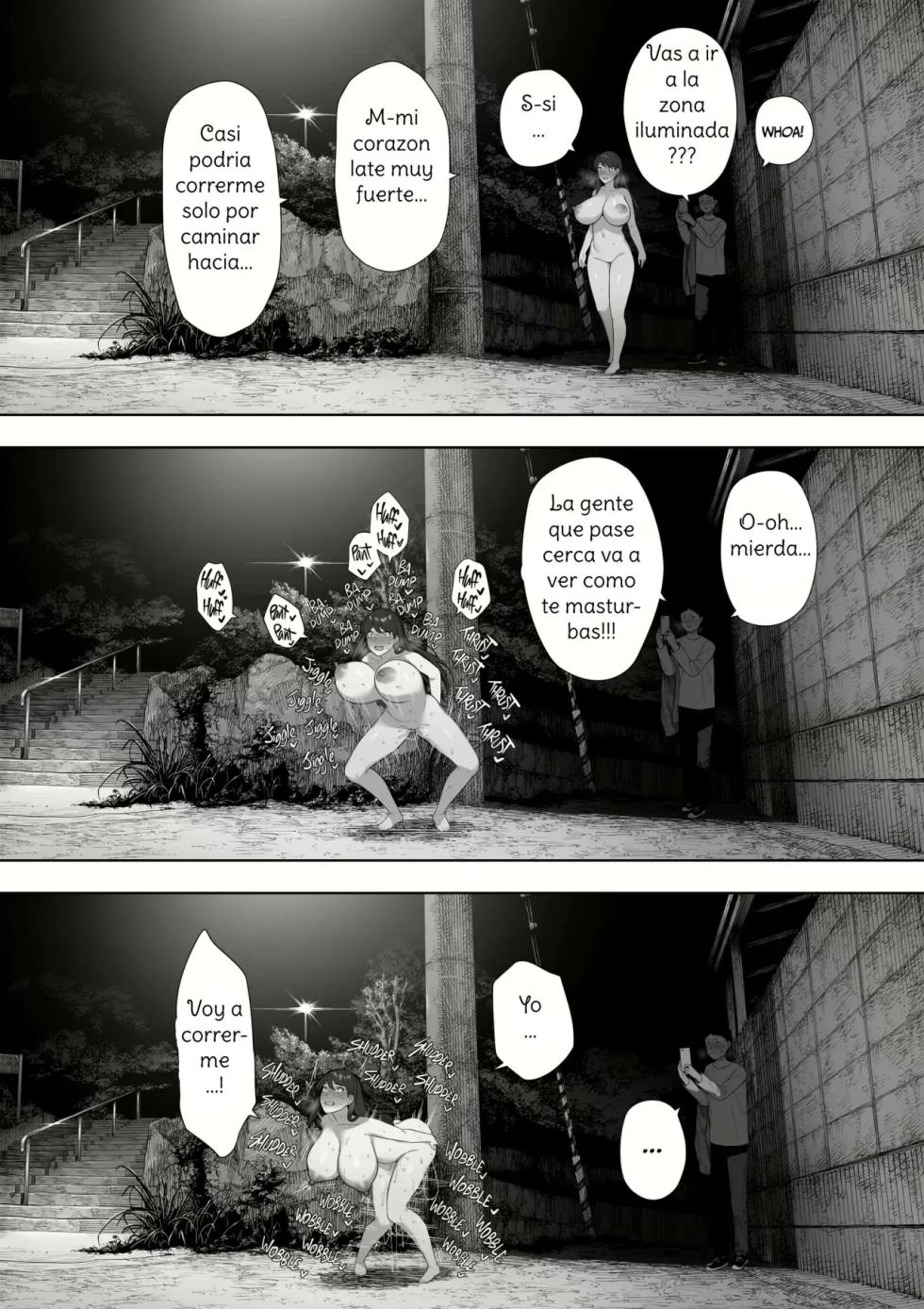 [NT Labo (NT Robo)] Aisai, Doui no Ue, Netorare Roshutsu｜Concentí la Infidelidad y Exhibicionismo de mi Amada Esposa [Spanish] [Hta scan] - Page 22