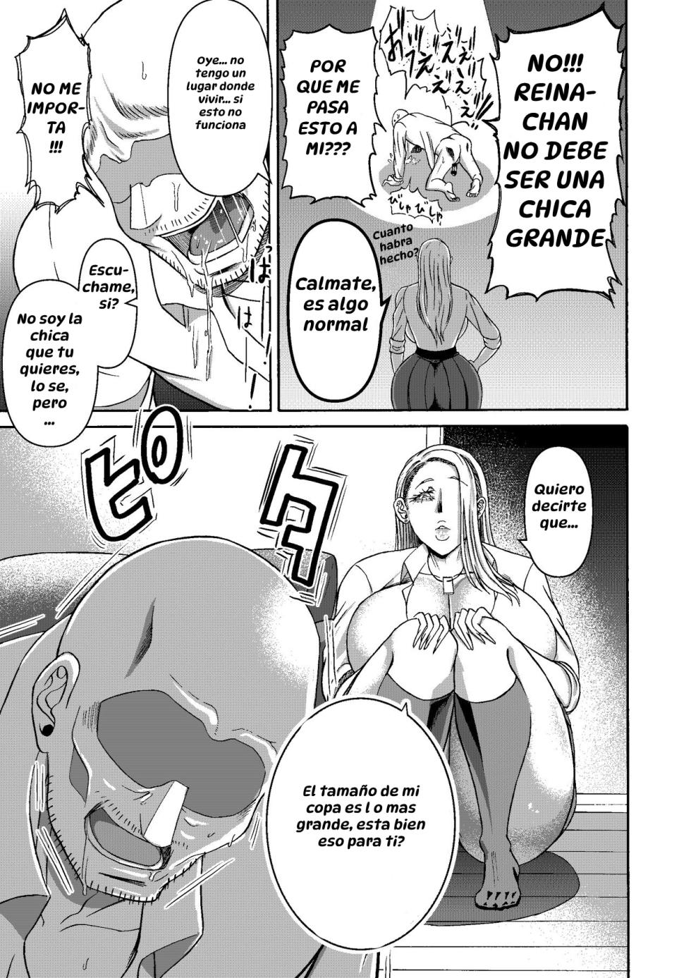 [Miura Koudai] Ganbatte Hataraitetara Kusodeka Gal ga Kitan daga？｜Estaba Trabajando Duro y Apareció una Gal Ridículamente Alta, ¿¡Qué Rayos!？[Spanish] [Hta scan] - Page 9