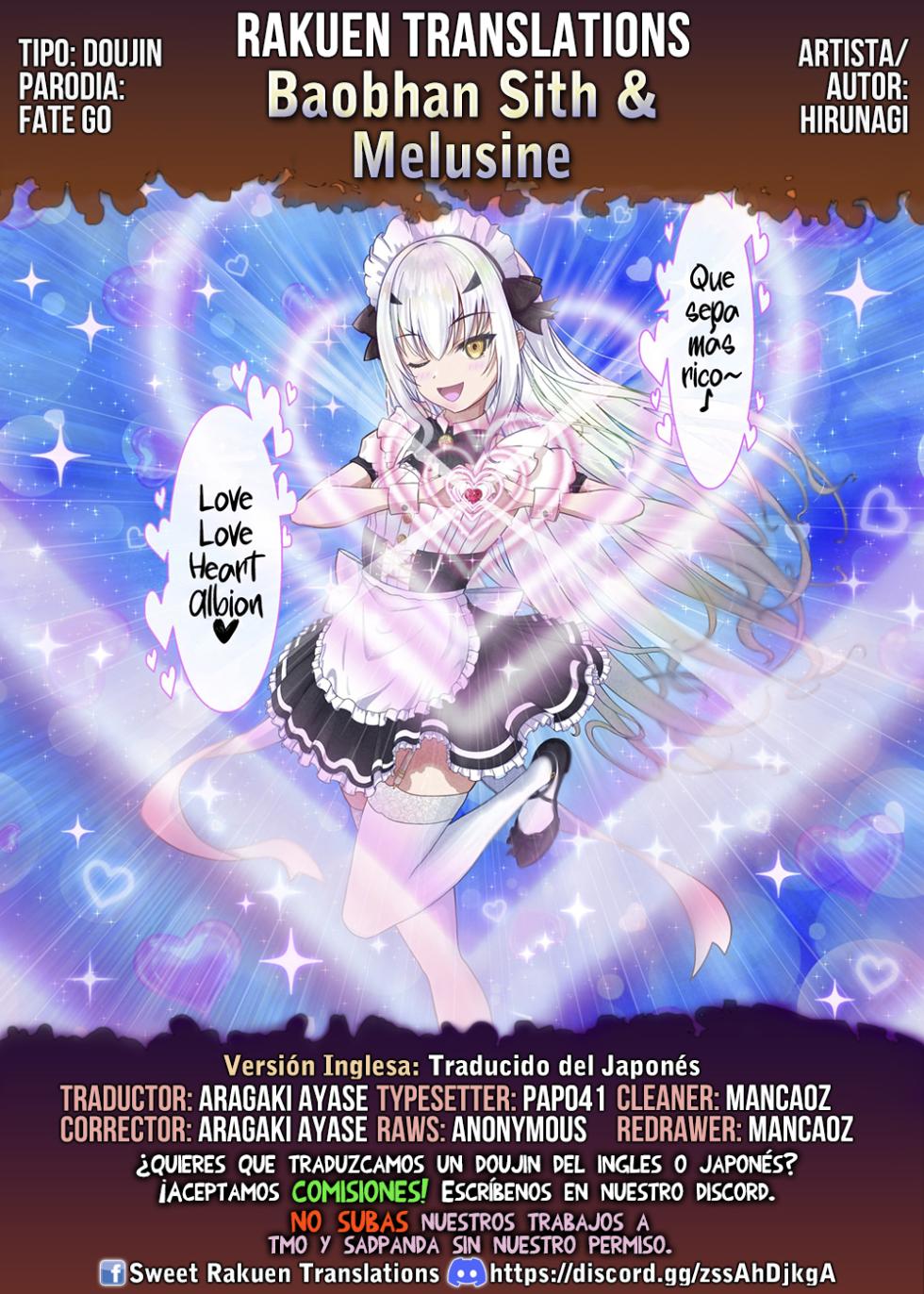 [Hirunagi] Baobhan Sith & Melusine (Fate/Grand Order) [Spanish] [Rakuen Translations] - Page 7