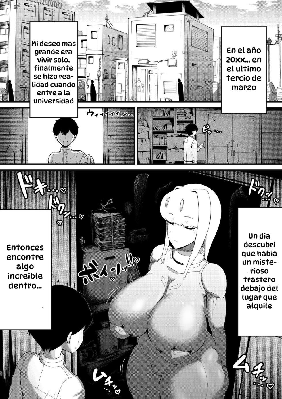 [Ai to Namida] Bakunyuu Android Onee-san ni Ingo Maso Seme Seishori sareru | La SexDroide Tetona que Cumple Todos mis Fetiches [Spanish] [Hta scan] - Page 2