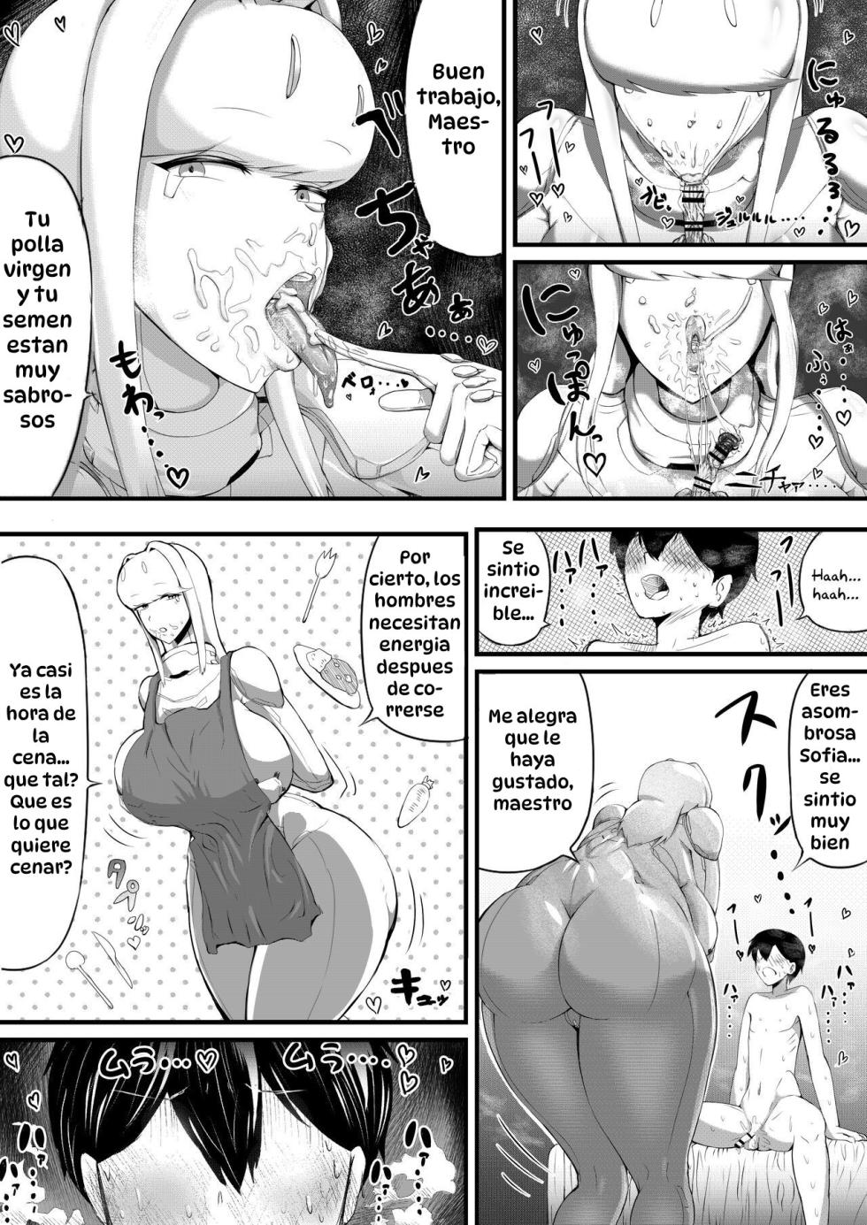 [Ai to Namida] Bakunyuu Android Onee-san ni Ingo Maso Seme Seishori sareru | La SexDroide Tetona que Cumple Todos mis Fetiches [Spanish] [Hta scan] - Page 8
