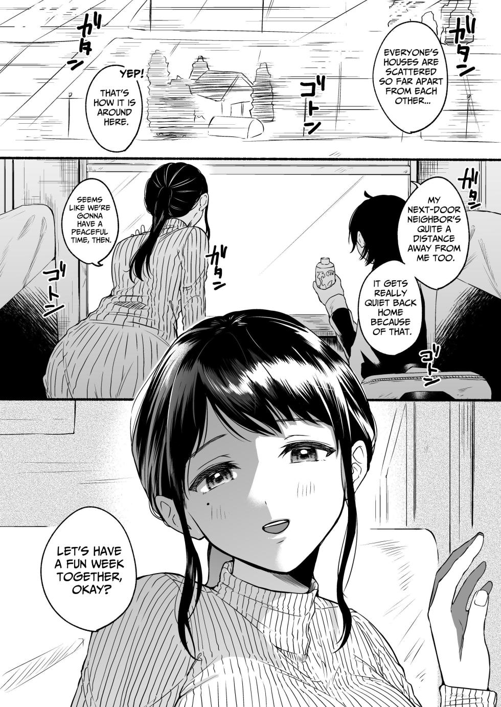 [Chiru Kuni (Onaka Emi)] Seiki Gyakuten Kanojo ni Dakareru Nanokakan | Genital Swap ~Being Fucked By My Girlfriend For A Week~ [English] [tsuyoshi] - Page 2