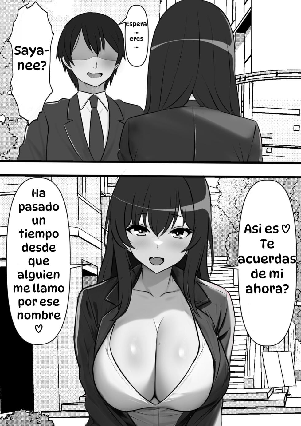 [Furitendou] Teisou Gyakuten Toshi Damasarete Nyuukai Shita YariCir Shuudan no Leader ga Dou Mitemo Hatsukoi no Onee-san nano daga... | En la Ciudad de la Castidad Invertida, La Chica que me Engañó para Unirme a su Club Sexual Resultó ser su Líder y Mi Primer Amor... [Spanish] [Hta scan] - Page 10