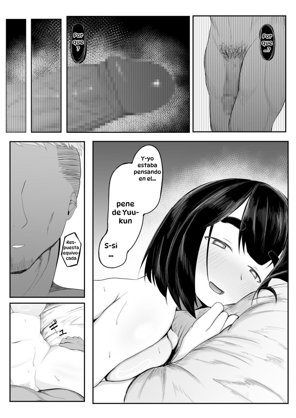 [Ikki Ichiyuu] Seiso Kanojo, Gasshuku nite Kyochin Ochi | Mi Novia Pura y Recatada Cayó por un Gran Pene en el Campamento de Entrenamiento [Spanish] [Hta scan] - Page 22