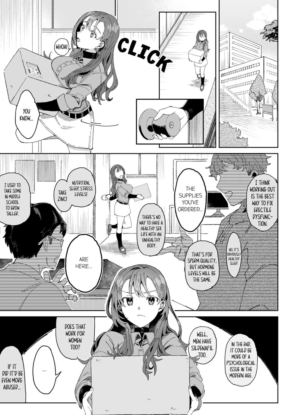 [Otsui Mikage (Otomeshi Mikage)] Kenkyuu Naiyou wa Seikan Kaihatsu!? ~Wata-chan wa Kyouju no H na Jikkendai~ | Researching Sexual Development!? -Wata Becomes Her Professor's Test Subject for Sex- Chapter 1-7 [English] - Page 2