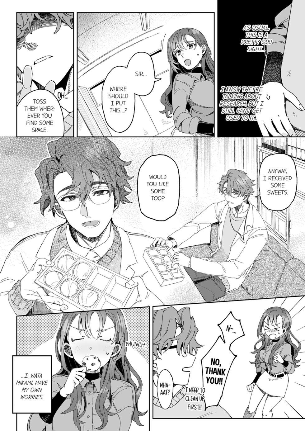 [Otsui Mikage (Otomeshi Mikage)] Kenkyuu Naiyou wa Seikan Kaihatsu!? ~Wata-chan wa Kyouju no H na Jikkendai~ | Researching Sexual Development!? -Wata Becomes Her Professor's Test Subject for Sex- Chapter 1-7 [English] - Page 3