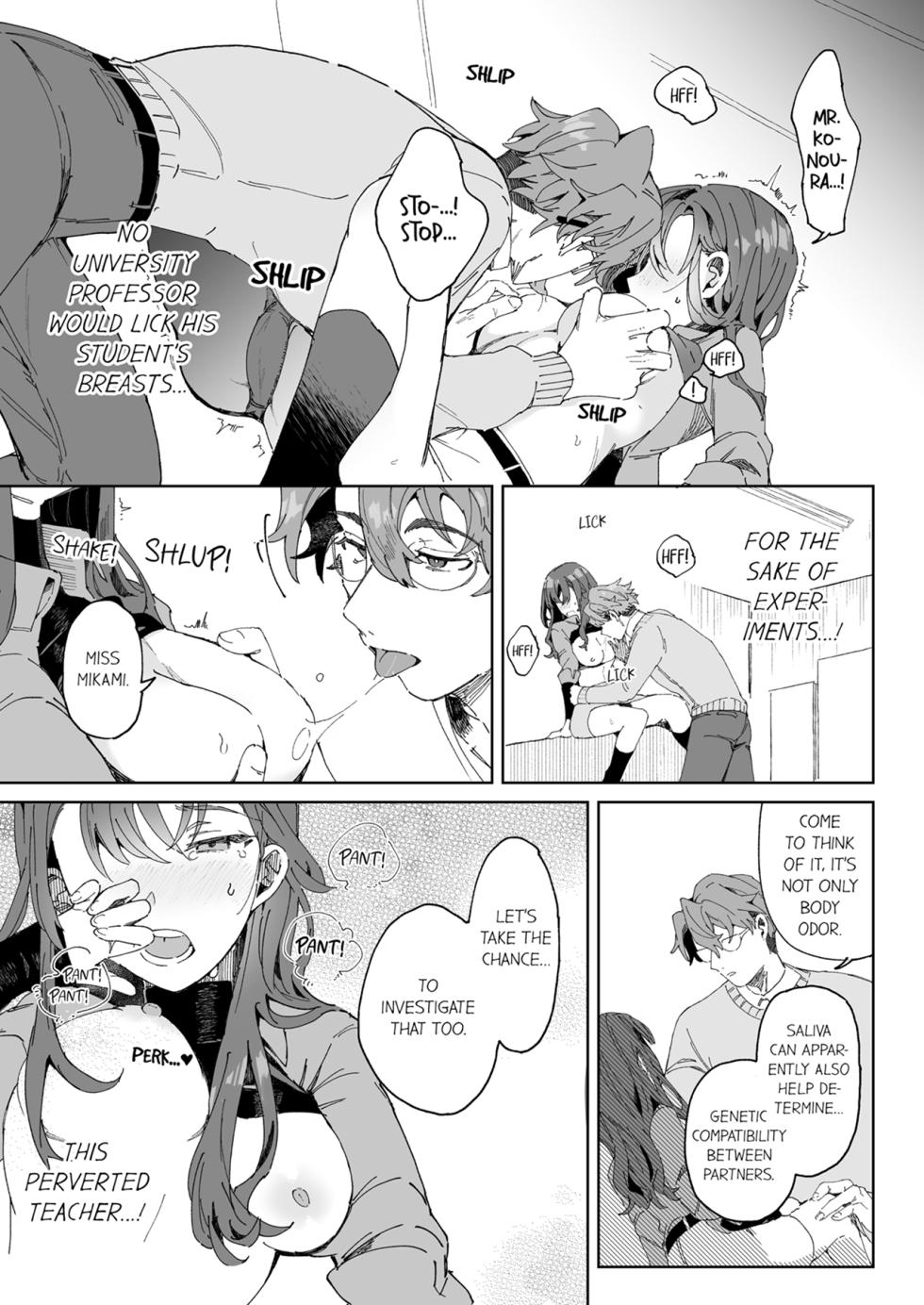 [Otsui Mikage (Otomeshi Mikage)] Kenkyuu Naiyou wa Seikan Kaihatsu!? ~Wata-chan wa Kyouju no H na Jikkendai~ | Researching Sexual Development!? -Wata Becomes Her Professor's Test Subject for Sex- Chapter 1-7 [English] - Page 12