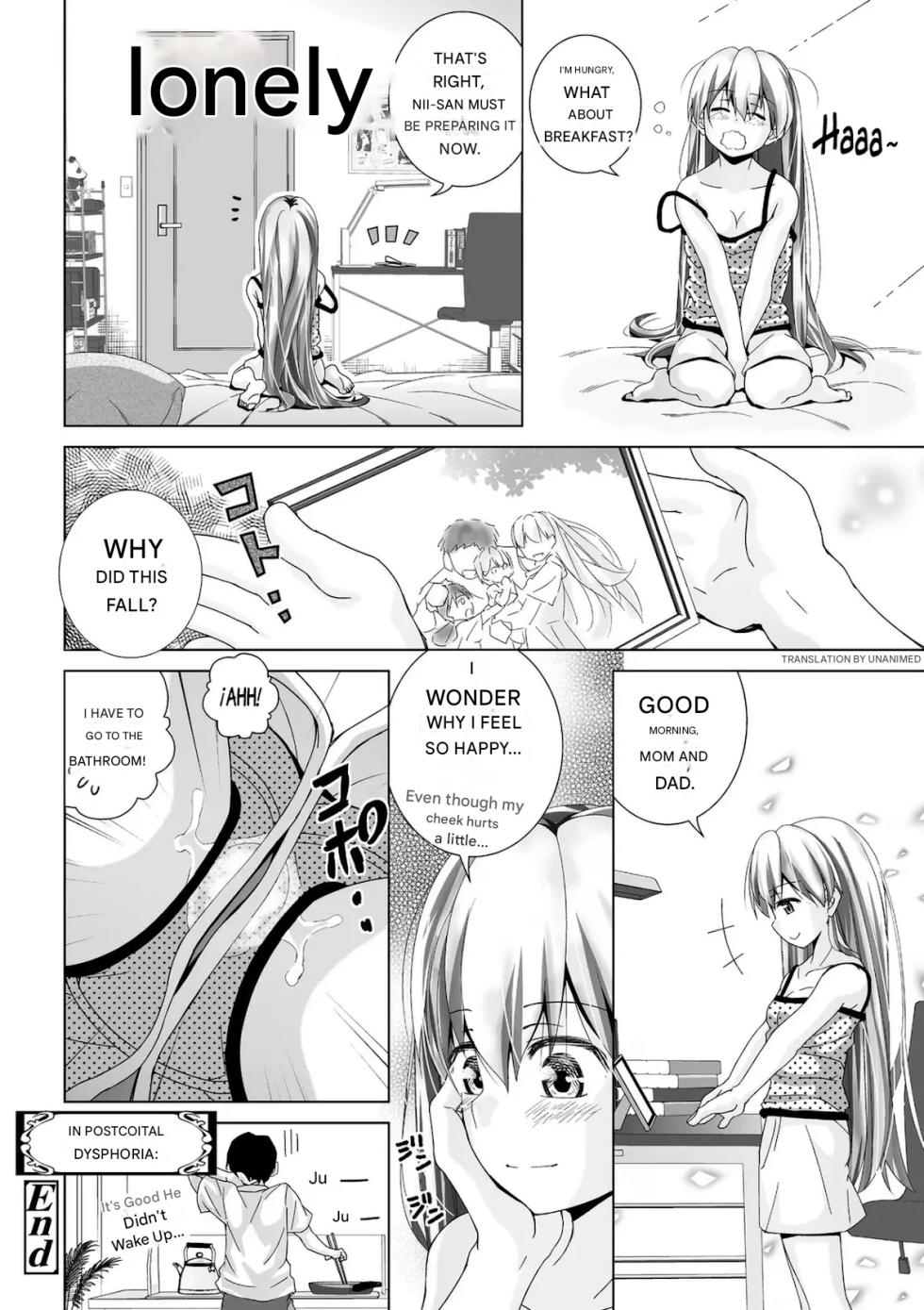 [Matsumoto Kichidi] Nemuri Hime no Aida dake | During Sleeping Beauty's Dream (Muboubi na Ane toka Mei toka Imouto ga Iru Nichijou) [English] [Digital] - Page 24