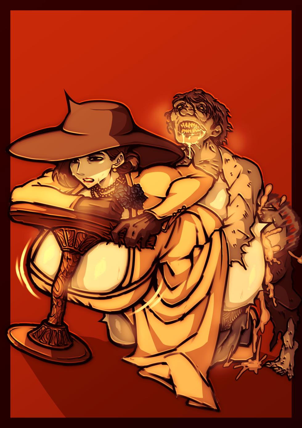 [hmAn] Miranda kara no batsu de zako Lycan ni houshi suru Dimitrescu fujin (Resident Evil) - Page 4