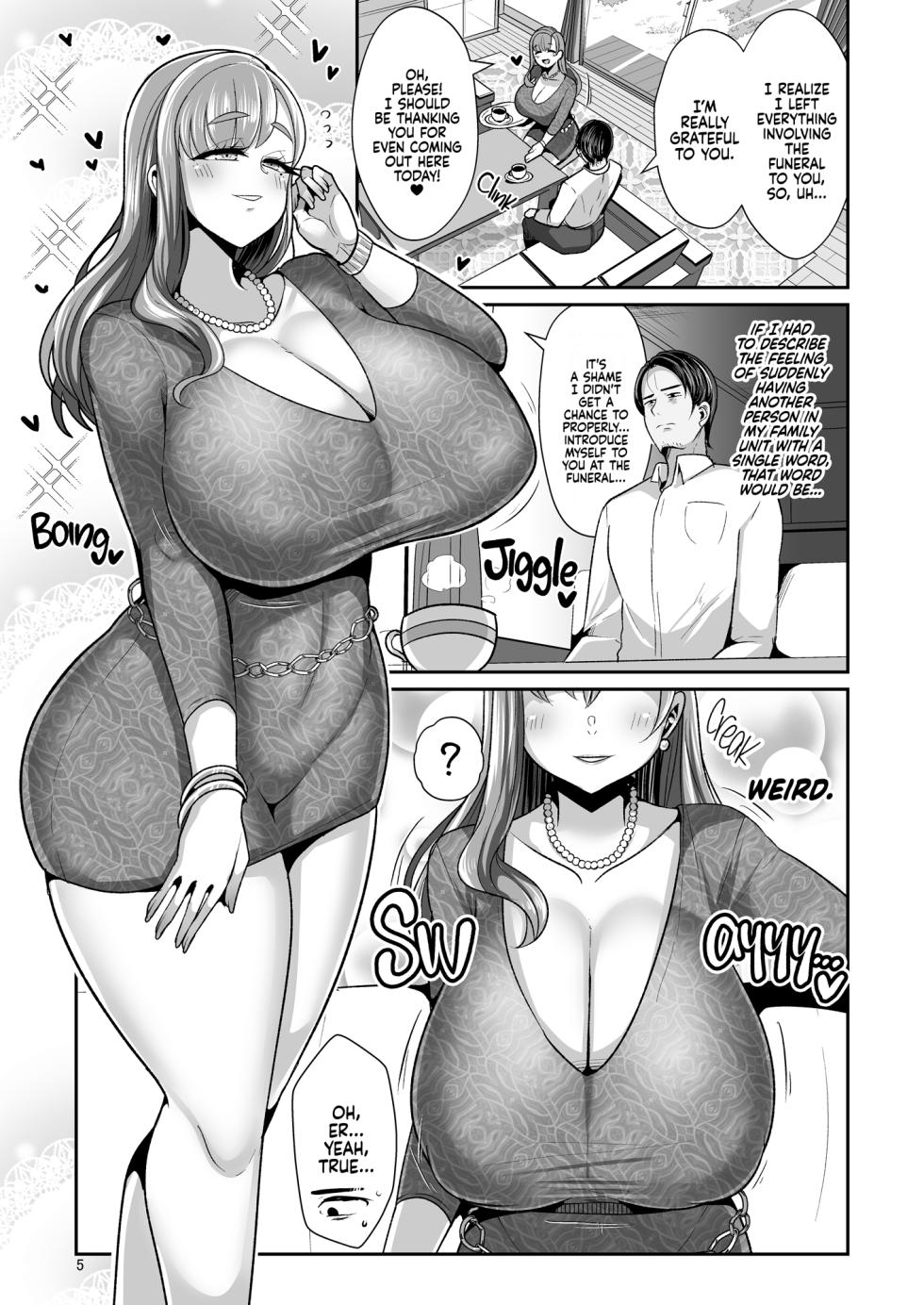 [Shinshunshantonshou (Bukatsu)] Yurufuwa Kyonyuu no Toshishita Mama to Aisaretakatta Oji-san no Ore |  Her, My Younger Well-Endowed Stepmom, and Me, a Sill Old Guy Who’s Only Ever Wanted to Be Loved [English] {2d-market.com} [Decensored] [Digital] - Page 7