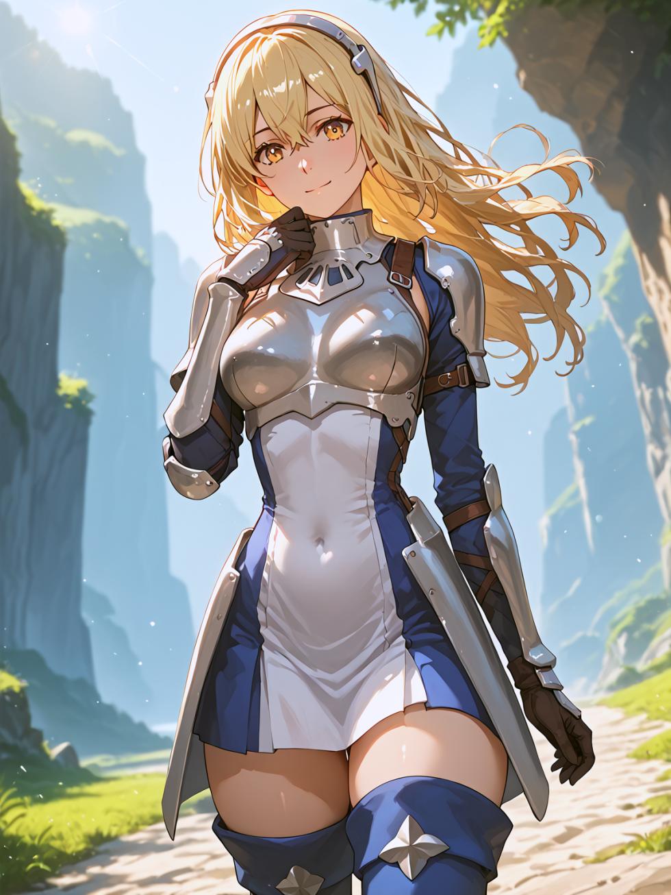 Aiz Wallenstein From Danmachi.la creatura ai generated - Page 5