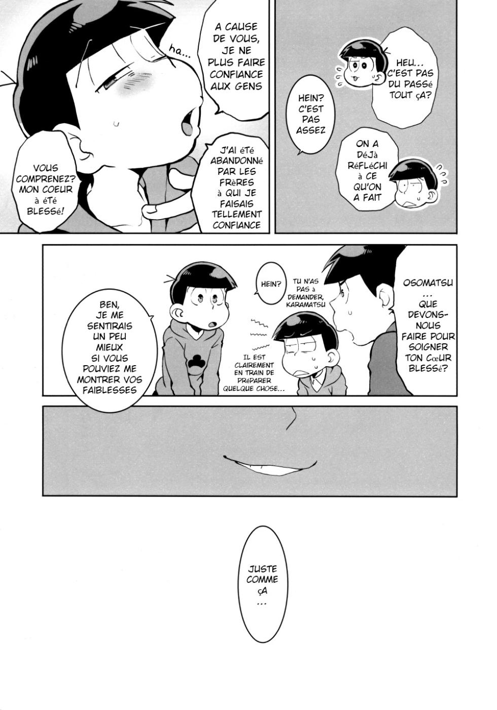 [INUMERY Koutei Mikado] Orgie de sextuplés (Osomatsu-san) [French] - Page 4