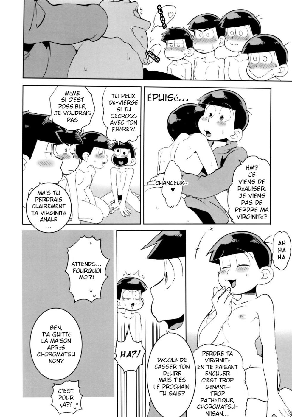 [INUMERY Koutei Mikado] Orgie de sextuplés (Osomatsu-san) [French] - Page 15
