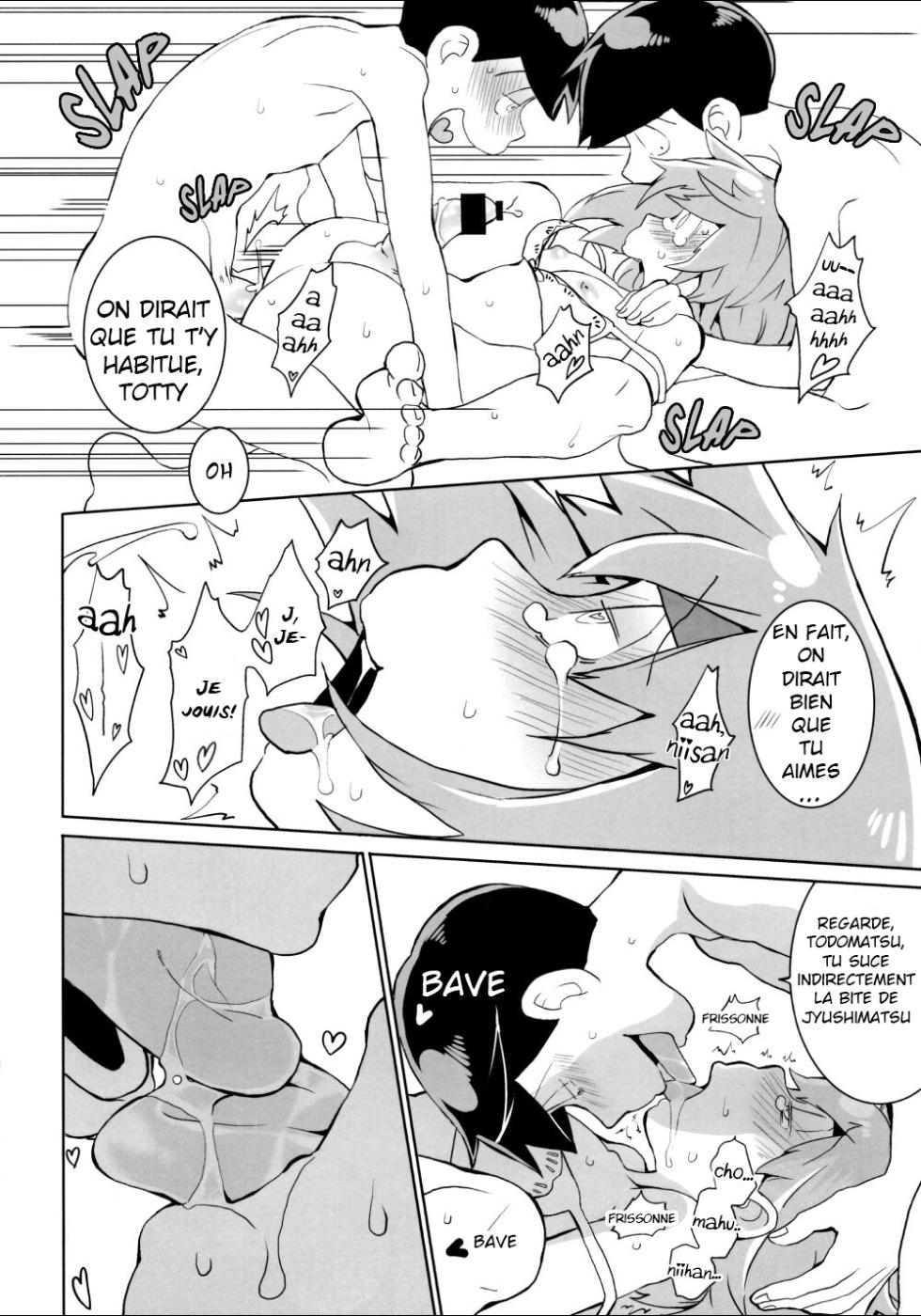 [INUMERY Koutei Mikado] Orgie de sextuplés (Osomatsu-san) [French] - Page 23