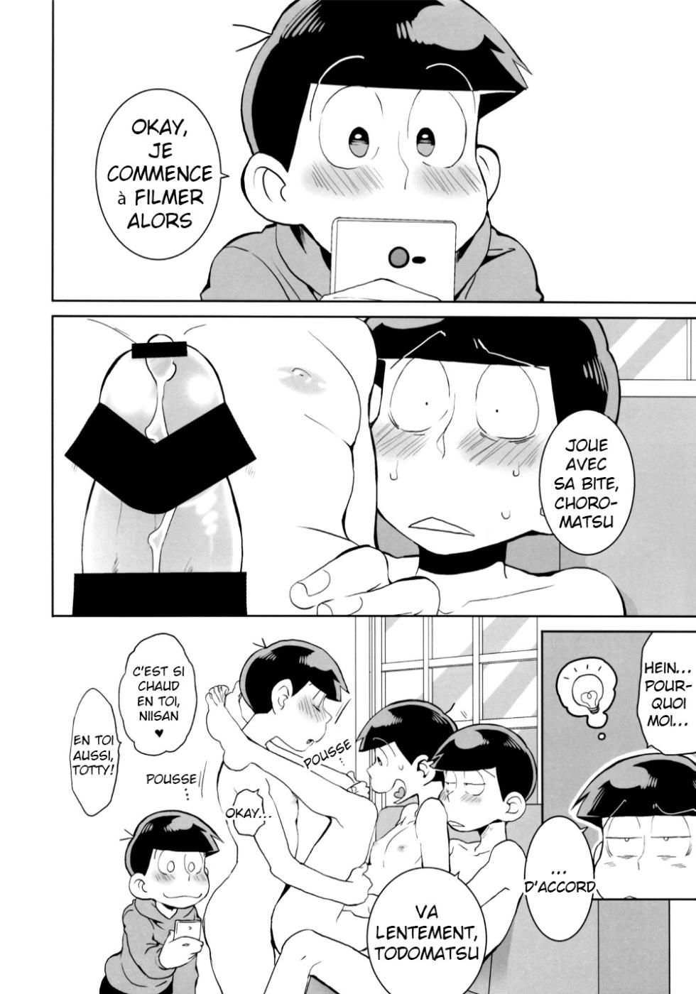 [INUMERY Koutei Mikado] Orgie de sextuplés (Osomatsu-san) [French] - Page 39