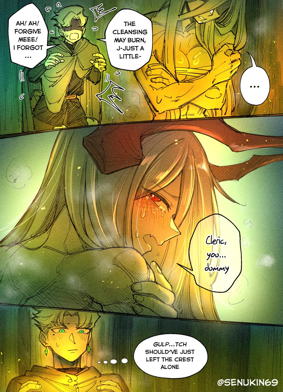 [Senukin] The Cleric and The Horned Warrior - Doomsia's Healing Sessions #1-4 - Page 8