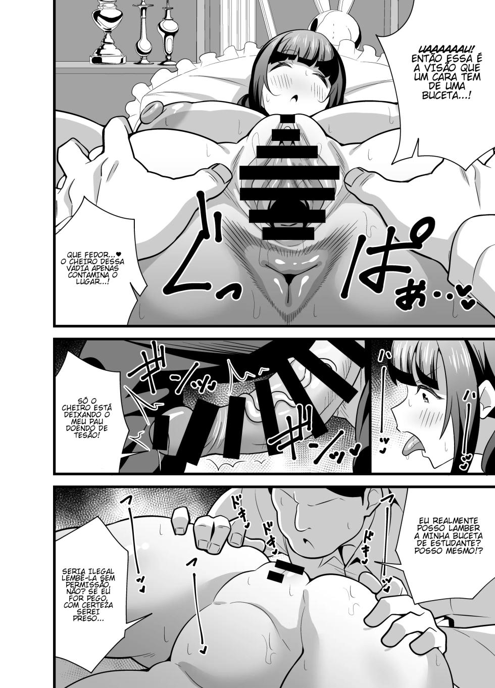 [Circle Tokomaya (Tokomaya Keita)] Jibun no Karada ga Dosukebe Sugiru node Appli de Oji-san no Karada o Nottotte Yaritai Houdai Shichaimashita | My Body is So Lewd That I Used an App to Possess an Old Guy and Do Whatever I Want To It! [Portuguese-BR] [Oji Traduções] [Digital] - Page 15