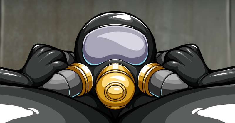 [skeb]部族化ぐだ男のラバースーツ (Pixiv Fanbox) - Page 1