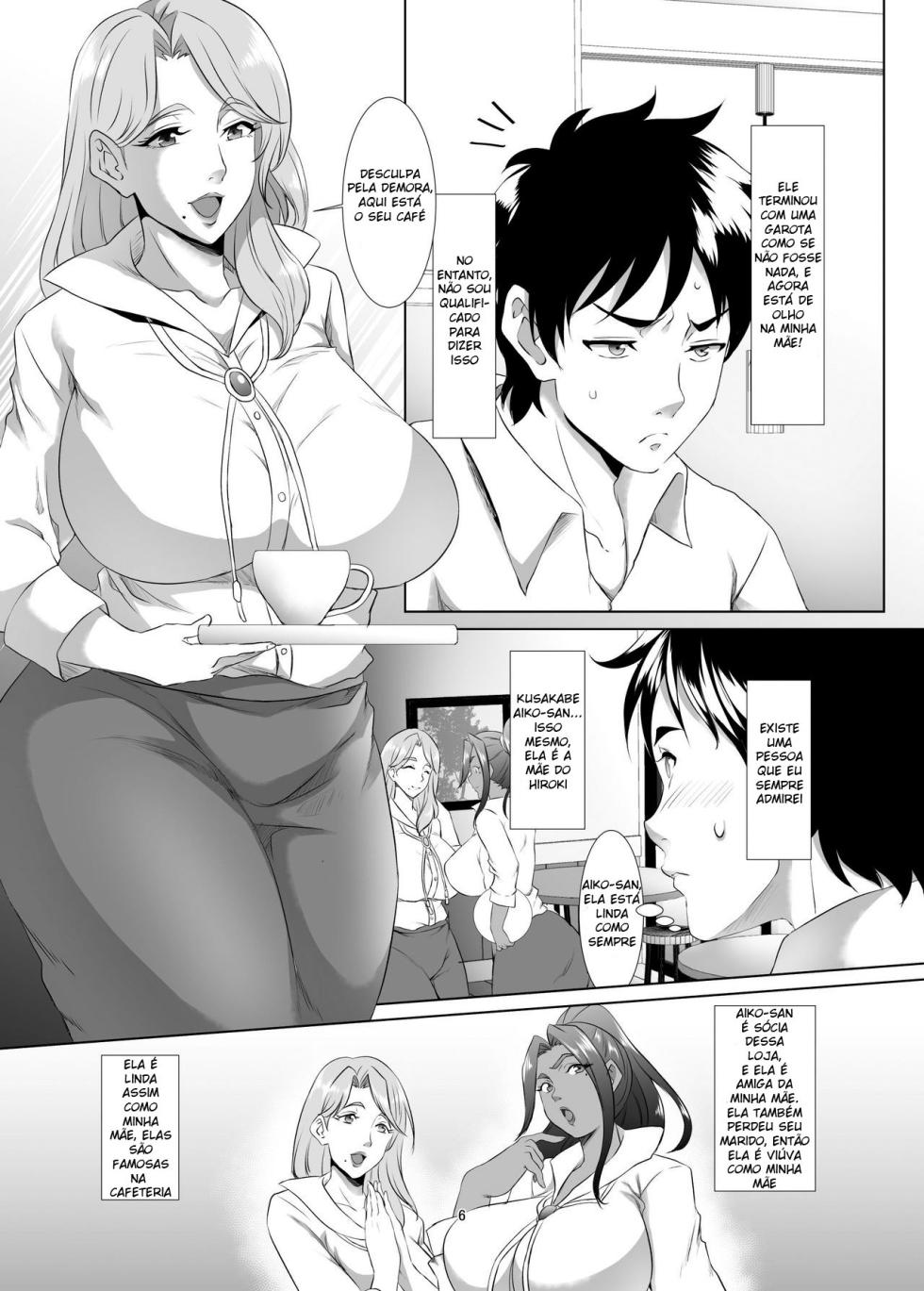 [SPRECHCHOR (Eguchi Chibi, Nintai Akira)] Omae no Kaa-chan, Ii Onna da yo na. Cap.1–9 | Tua Mãe é uma Boa Mulher, né? Cap. 1–9 [Portuguese-BR] [hentaikai.com] [Digital] - Page 5