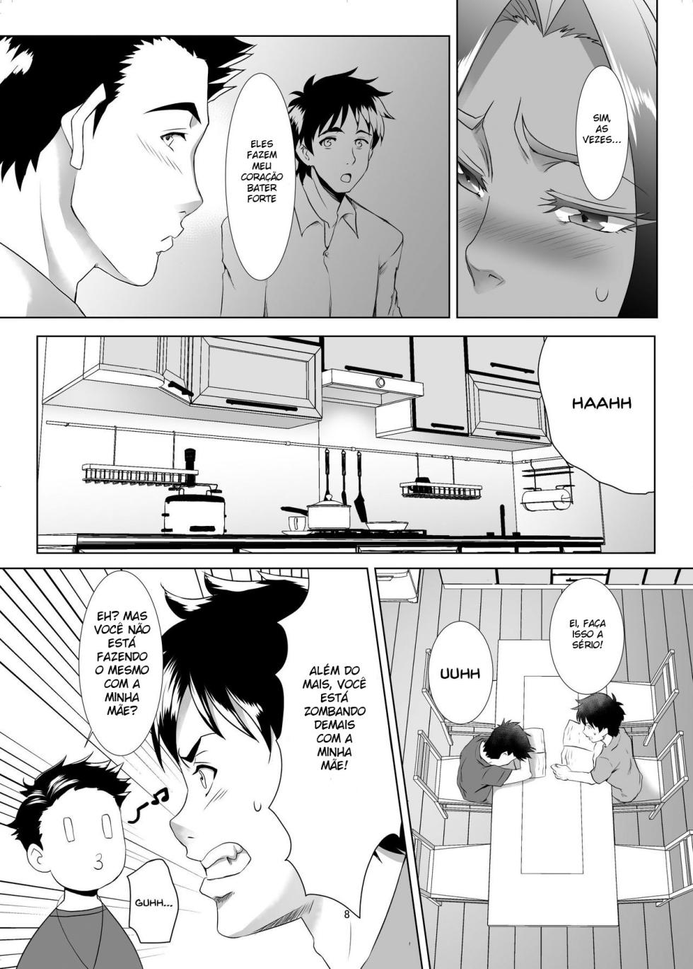 [SPRECHCHOR (Eguchi Chibi, Nintai Akira)] Omae no Kaa-chan, Ii Onna da yo na. Cap.1–9 | Tua Mãe é uma Boa Mulher, né? Cap. 1–9 [Portuguese-BR] [hentaikai.com] [Digital] - Page 7