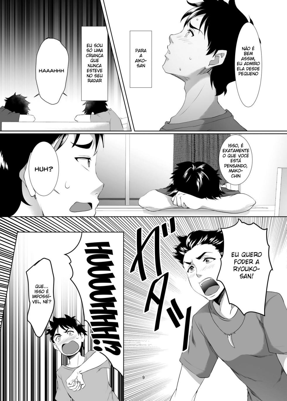 [SPRECHCHOR (Eguchi Chibi, Nintai Akira)] Omae no Kaa-chan, Ii Onna da yo na. Cap.1–9 | Tua Mãe é uma Boa Mulher, né? Cap. 1–9 [Portuguese-BR] [hentaikai.com] [Digital] - Page 8