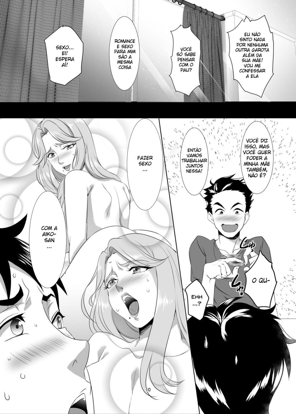 [SPRECHCHOR (Eguchi Chibi, Nintai Akira)] Omae no Kaa-chan, Ii Onna da yo na. Cap.1–9 | Tua Mãe é uma Boa Mulher, né? Cap. 1–9 [Portuguese-BR] [hentaikai.com] [Digital] - Page 9