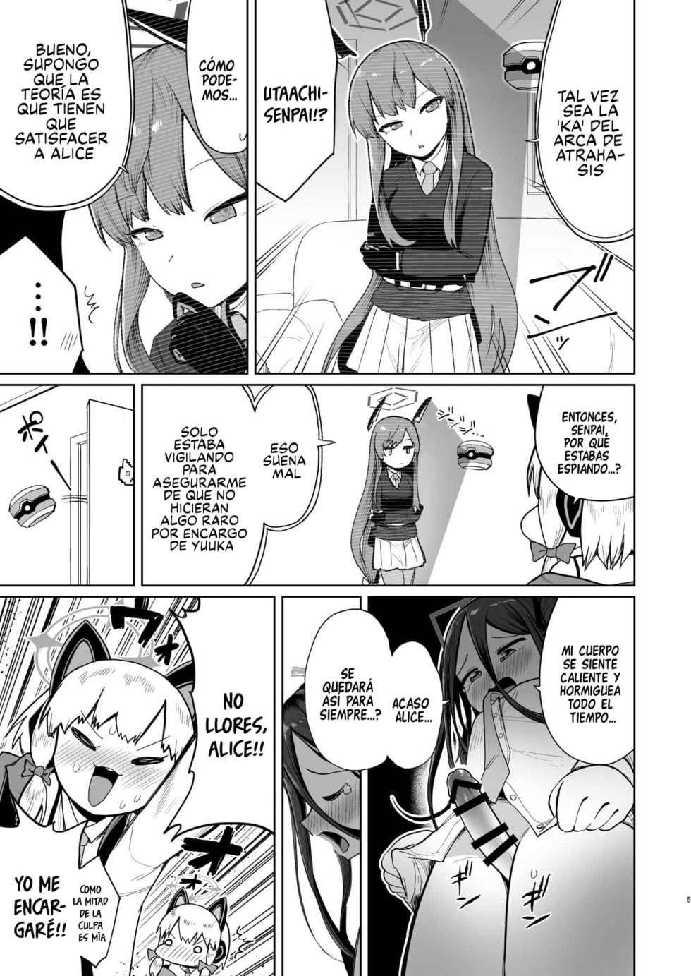 [Owakari Itadake Tadarouka (Umiyama Soze)] Alice wa Hikari no Ken o Te ni Ireta!! | ¡¡Alice ha Conseguido la Espada de Luz!! (Blue Archive) [Spanish] [Traducciones Jaguarlo] [Digital] - Page 4