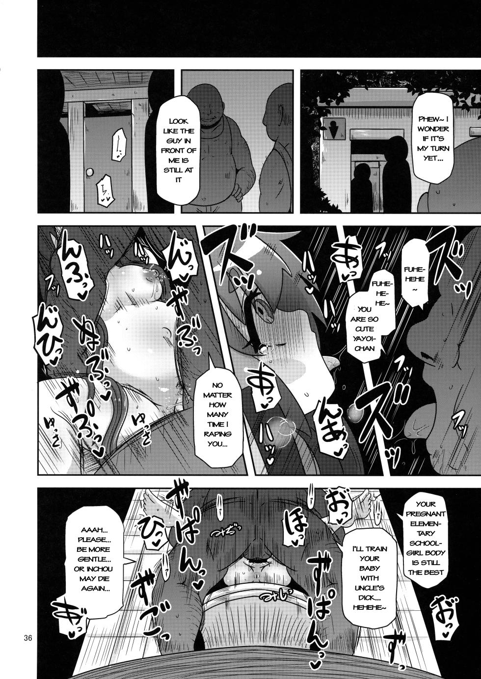 (C103) [HellDevice (nalvas)] Anoko o Mama ni Suru Houhou | How to make that child a mother (Dark Gathering) [English] - Page 36