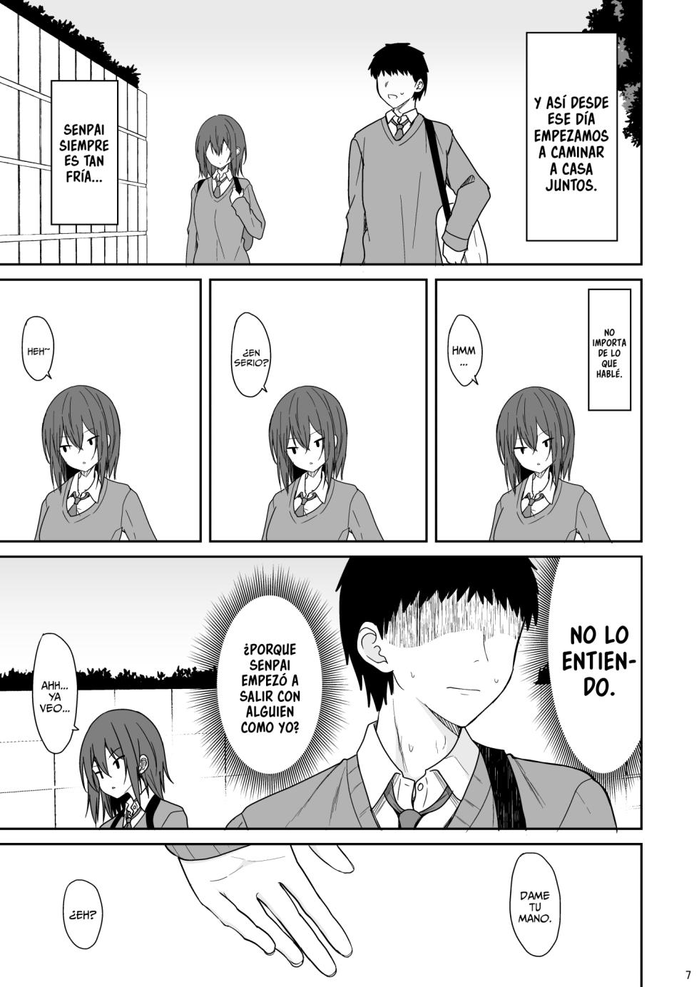 [Nekonokone (Takeyuu)] Tsumetai Senpai Ga Mukyoka Nakadashi Sareru Made | Haciéndole Creampie a mi Fría y Distante Senpai sin su Consentimiento [Spanish] [A Crazy Pervert] [Digital] - Page 6