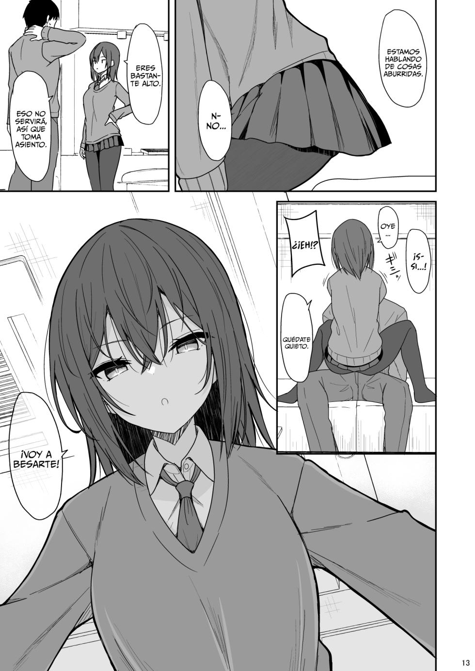 [Nekonokone (Takeyuu)] Tsumetai Senpai Ga Mukyoka Nakadashi Sareru Made | Haciéndole Creampie a mi Fría y Distante Senpai sin su Consentimiento [Spanish] [A Crazy Pervert] [Digital] - Page 12