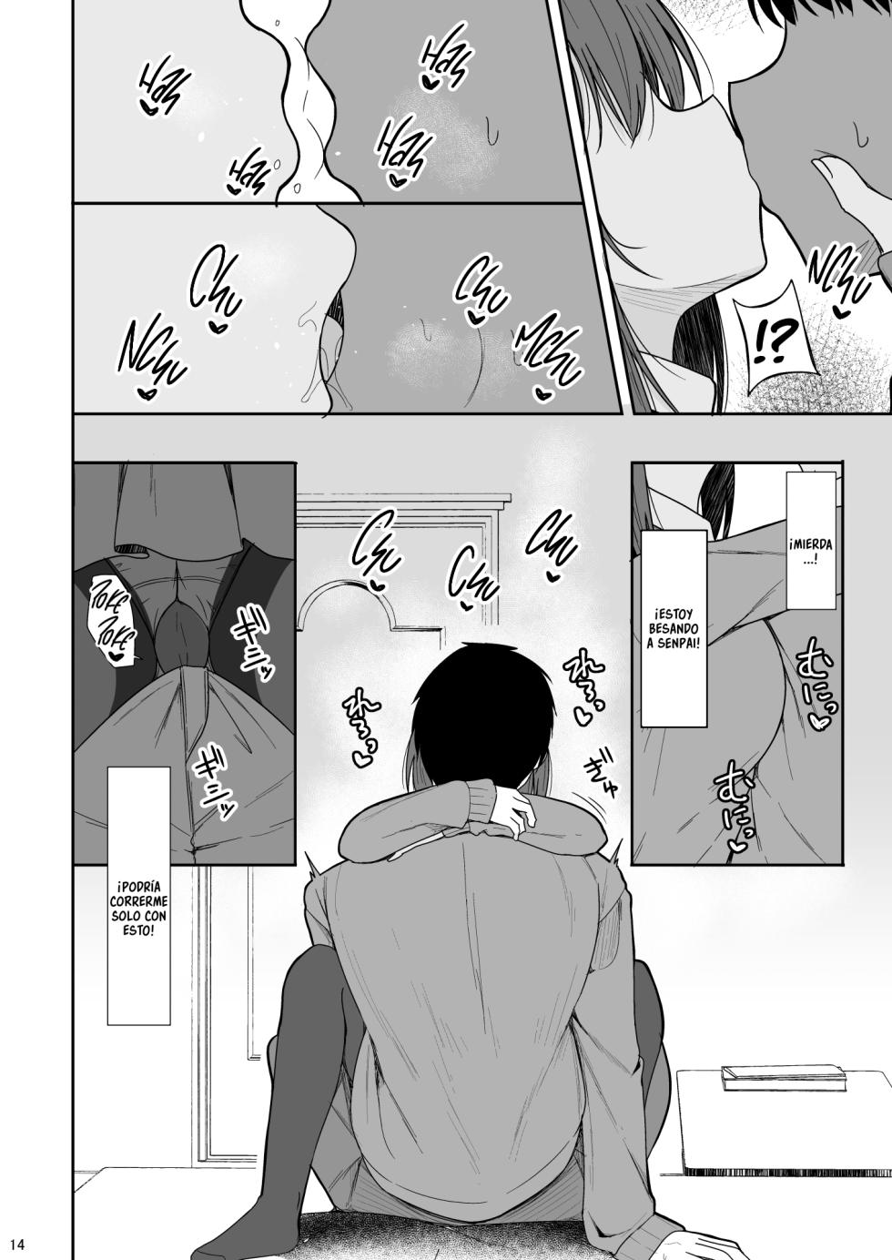 [Nekonokone (Takeyuu)] Tsumetai Senpai Ga Mukyoka Nakadashi Sareru Made | Haciéndole Creampie a mi Fría y Distante Senpai sin su Consentimiento [Spanish] [A Crazy Pervert] [Digital] - Page 13