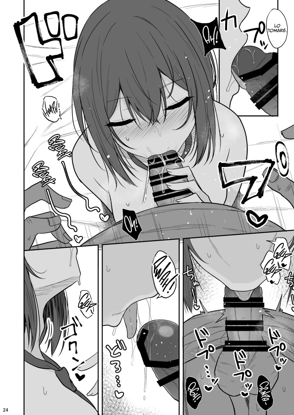 [Nekonokone (Takeyuu)] Tsumetai Senpai Ga Mukyoka Nakadashi Sareru Made | Haciéndole Creampie a mi Fría y Distante Senpai sin su Consentimiento [Spanish] [A Crazy Pervert] [Digital] - Page 23