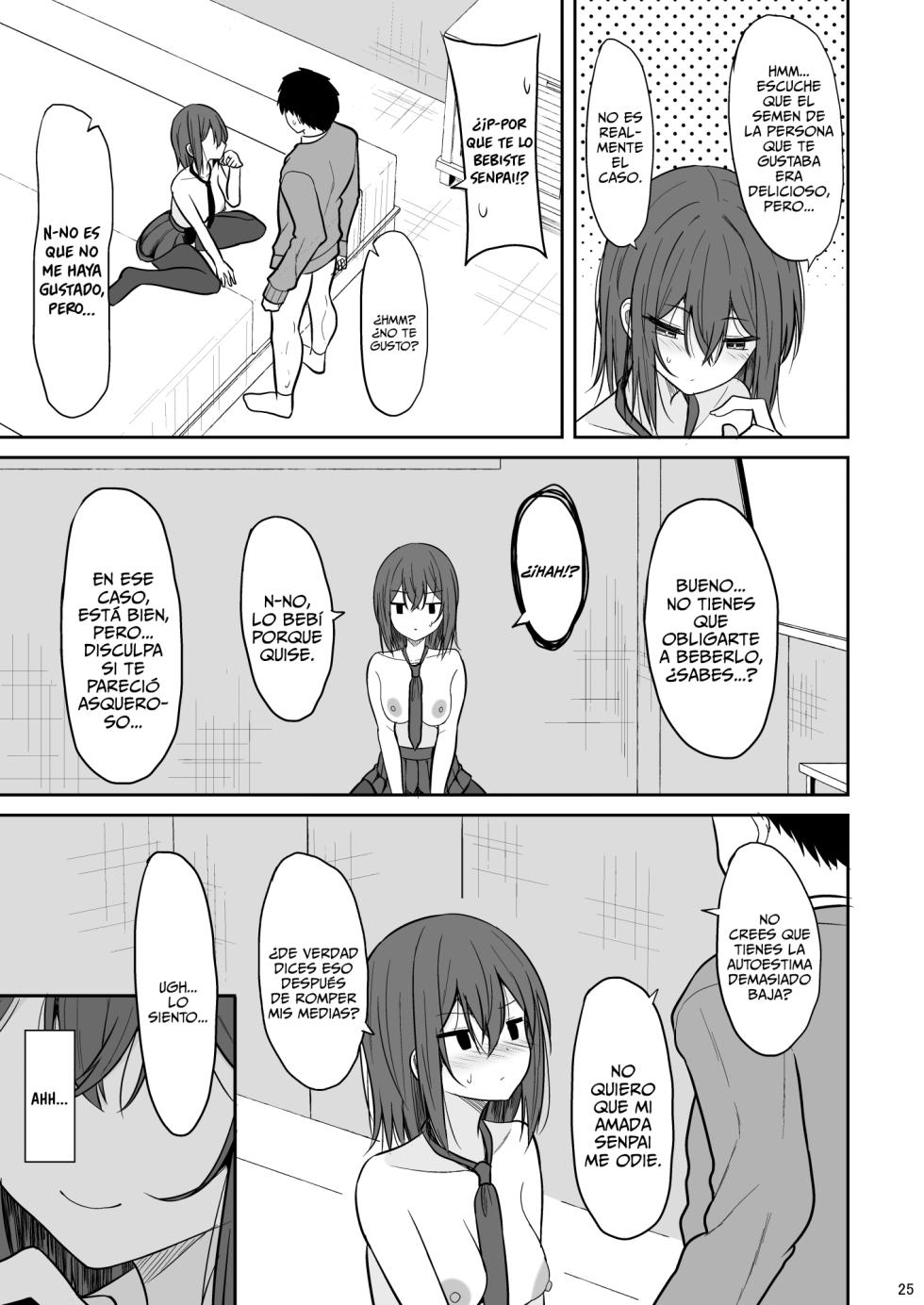 [Nekonokone (Takeyuu)] Tsumetai Senpai Ga Mukyoka Nakadashi Sareru Made | Haciéndole Creampie a mi Fría y Distante Senpai sin su Consentimiento [Spanish] [A Crazy Pervert] [Digital] - Page 24