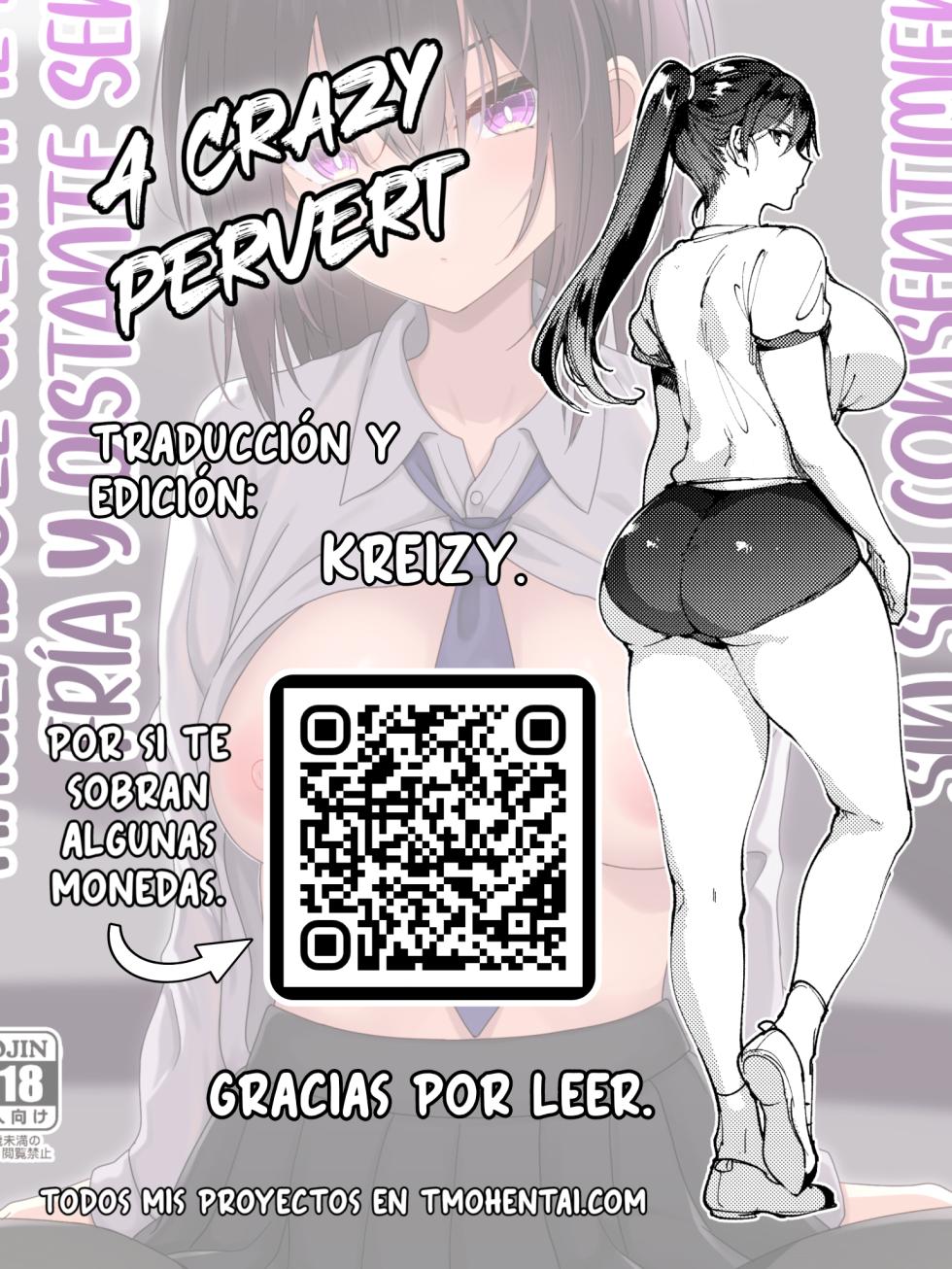 [Nekonokone (Takeyuu)] Tsumetai Senpai Ga Mukyoka Nakadashi Sareru Made | Haciéndole Creampie a mi Fría y Distante Senpai sin su Consentimiento [Spanish] [A Crazy Pervert] [Digital] - Page 35