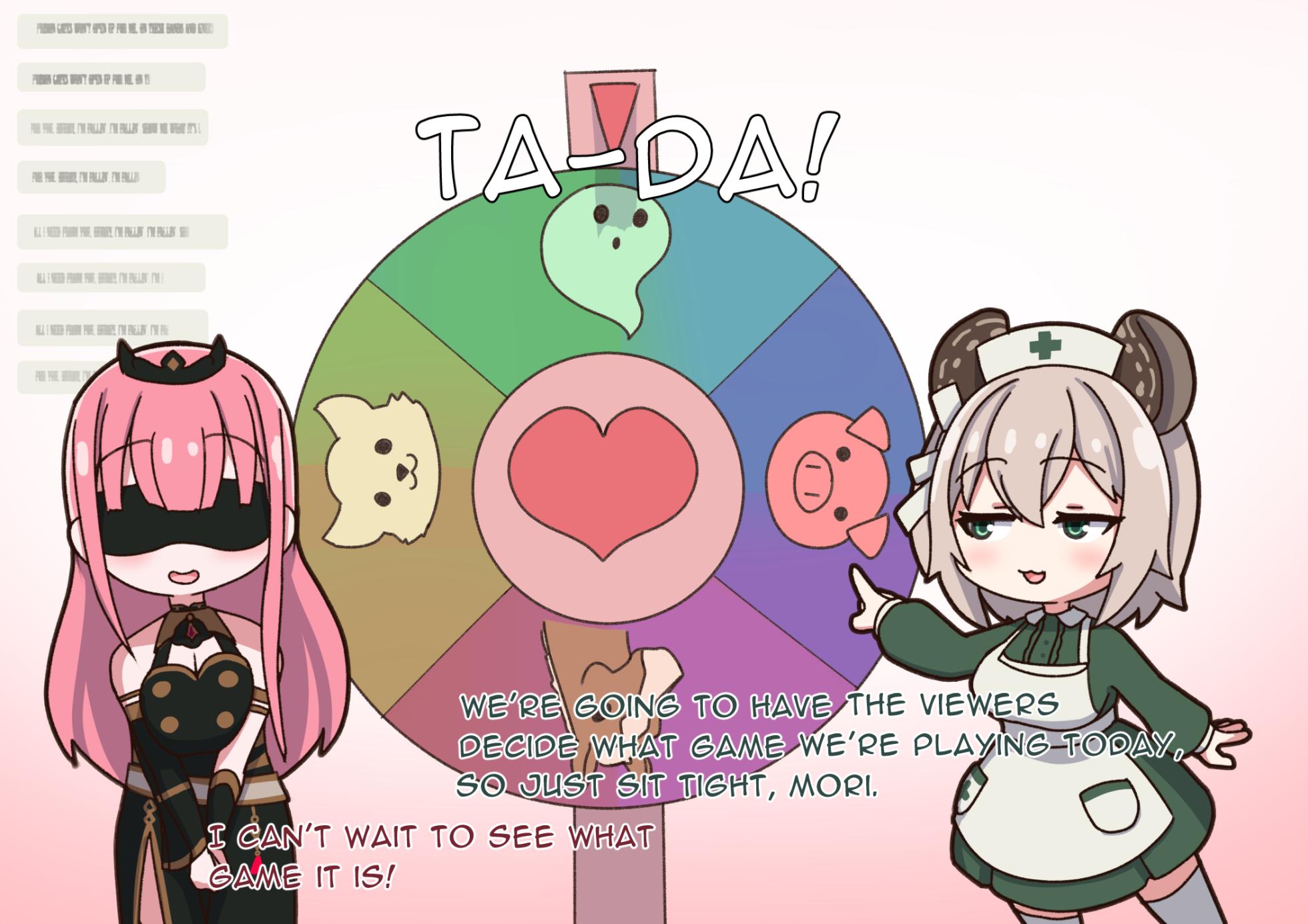 kulettula/クェッツァー Mori Calliope and Nimi Nightmare horse game (JP text and English Translation) - Page 2