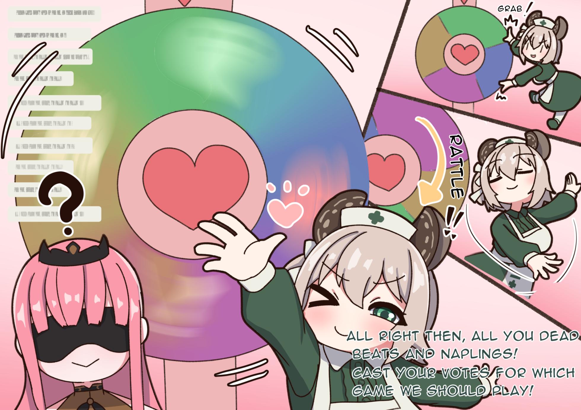 kulettula/クェッツァー Mori Calliope and Nimi Nightmare horse game (JP text and English Translation) - Page 3