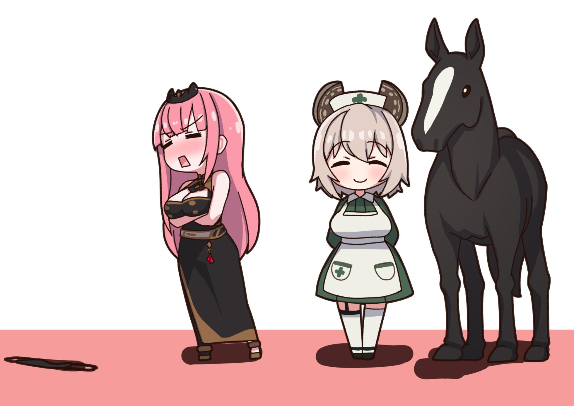 kulettula/クェッツァー Mori Calliope and Nimi Nightmare horse game (JP text and English Translation) - Page 36