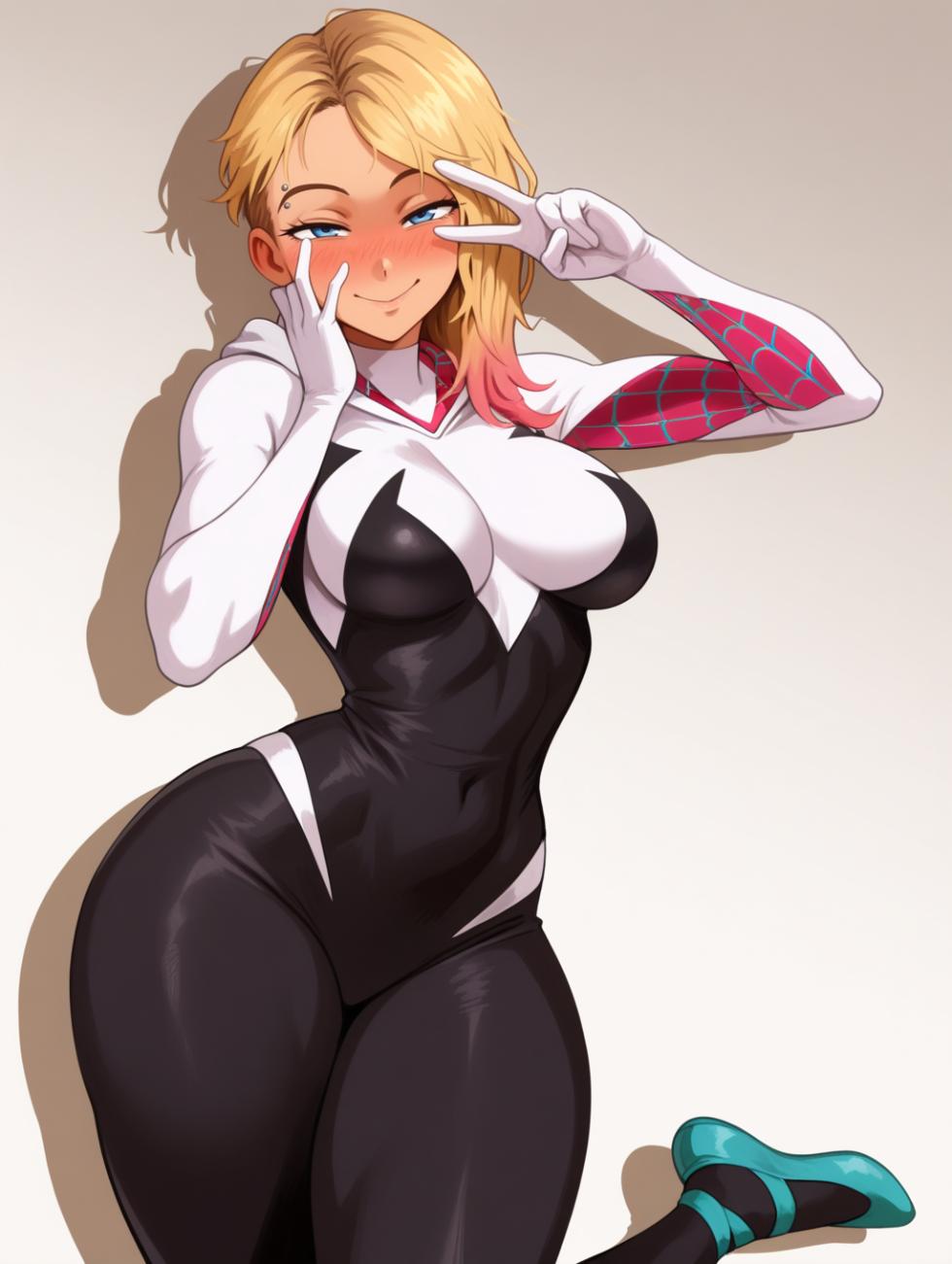 Gwen Stacy | R-18 Challenge waifuinvoker ai generated - Page 33