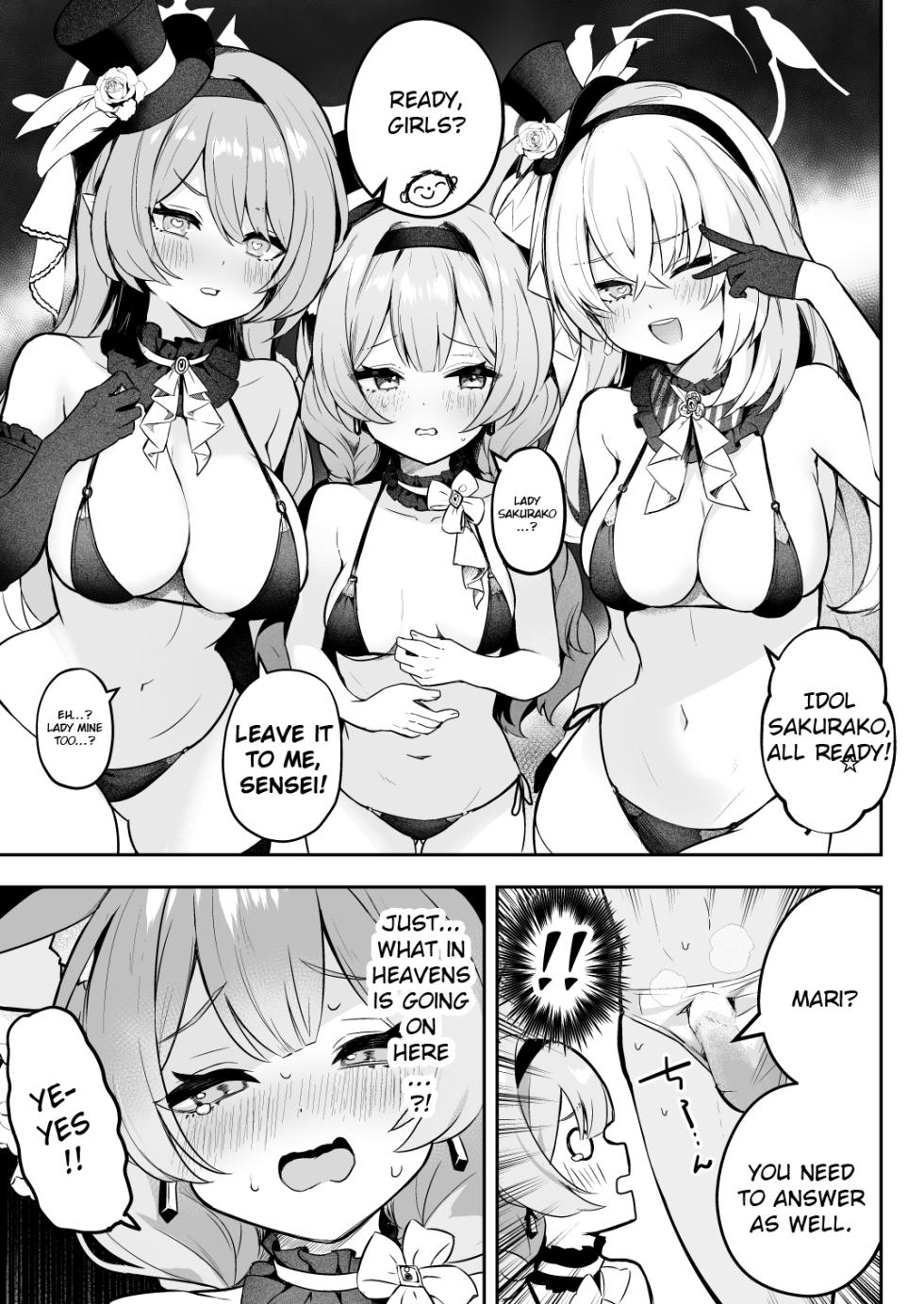 [N7747, MASKDO (Isegawa Yasutaka, Masco)] Dokidoki Idol Lesson (Blue Archive) [English] [Literally Starving] [Digital] - Page 2