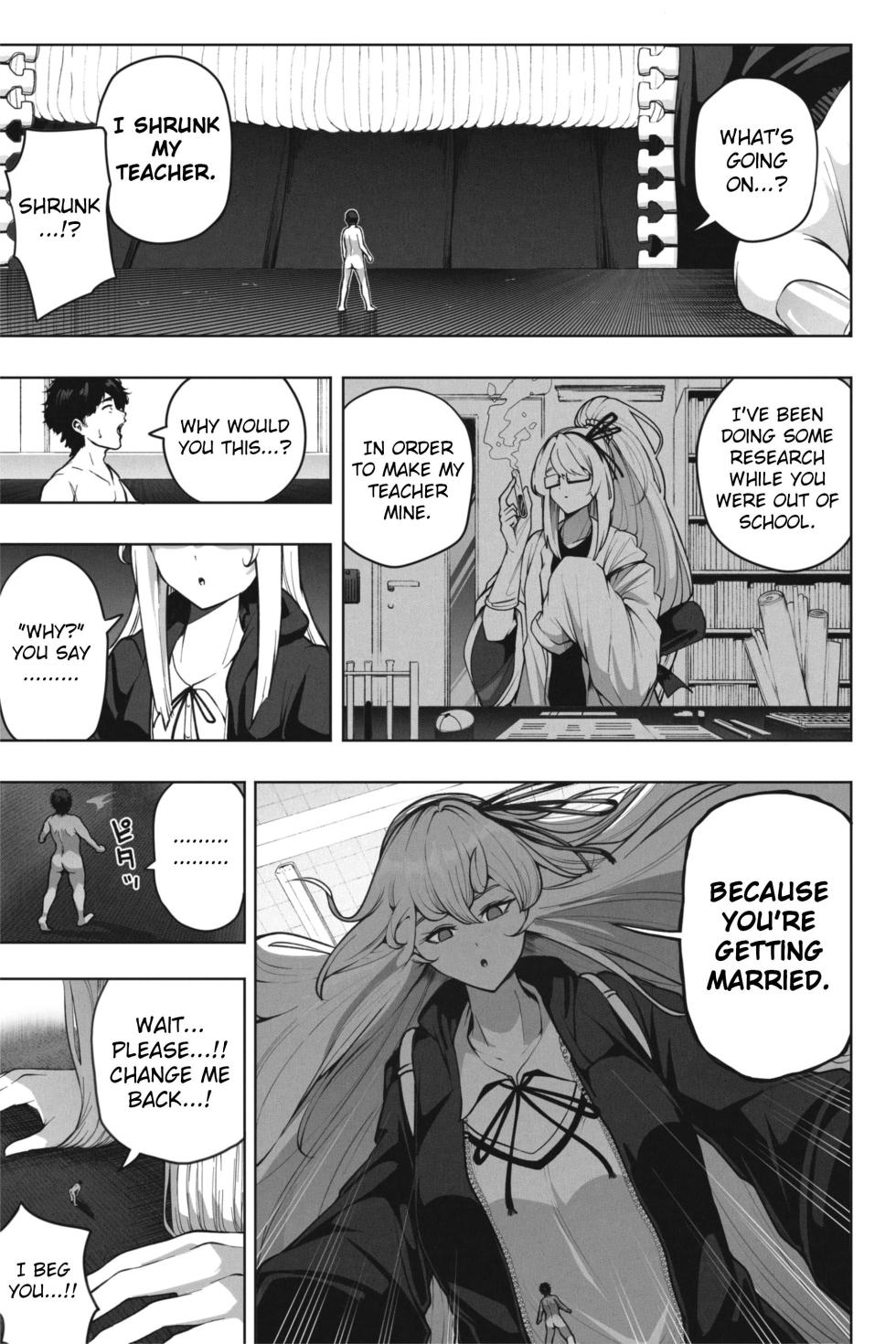 [Soryuu] Shukushou Valentine - Sensei ni Ai o Komete | Shrinking Valentine – With Love to the Teacher [English] - Page 10