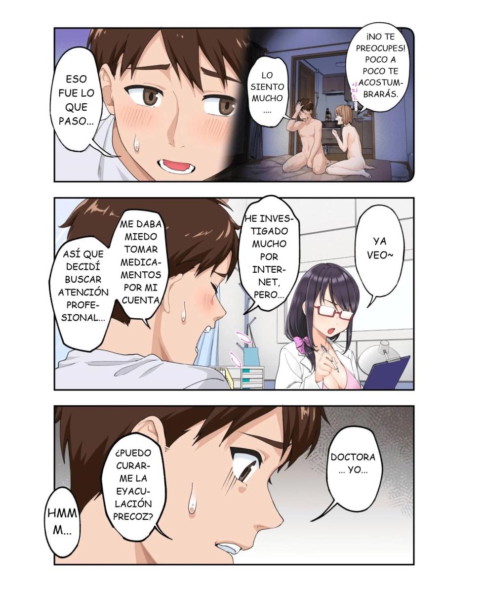 [Kamikadou (Ginyou Haru)] Sourou Kokufuku Clinic | Clínica para Superar la Eyaculacion Precoz [Spanish] [ZeriiFawny Scan] - Page 9