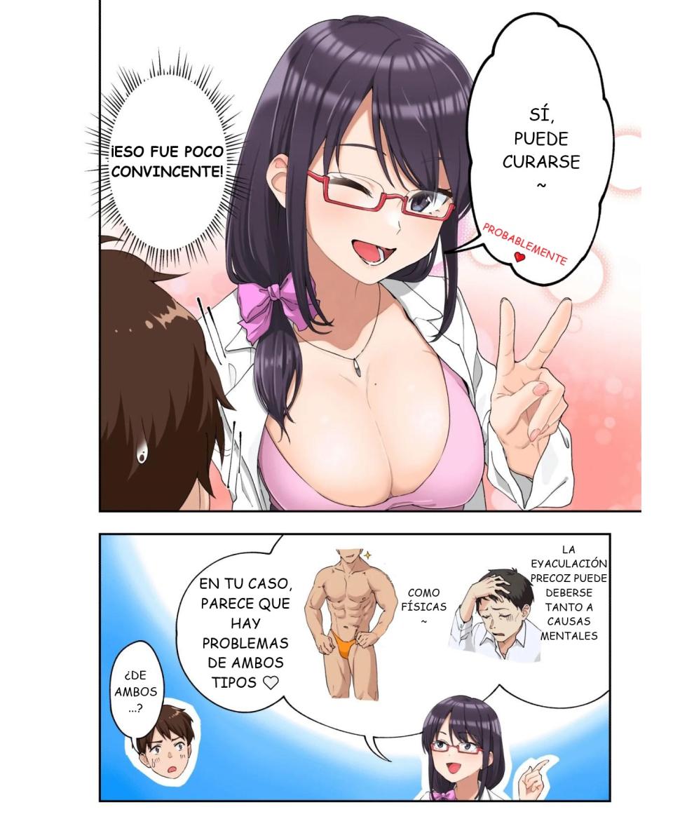 [Kamikadou (Ginyou Haru)] Sourou Kokufuku Clinic | Clínica para Superar la Eyaculacion Precoz [Spanish] [ZeriiFawny Scan] - Page 10