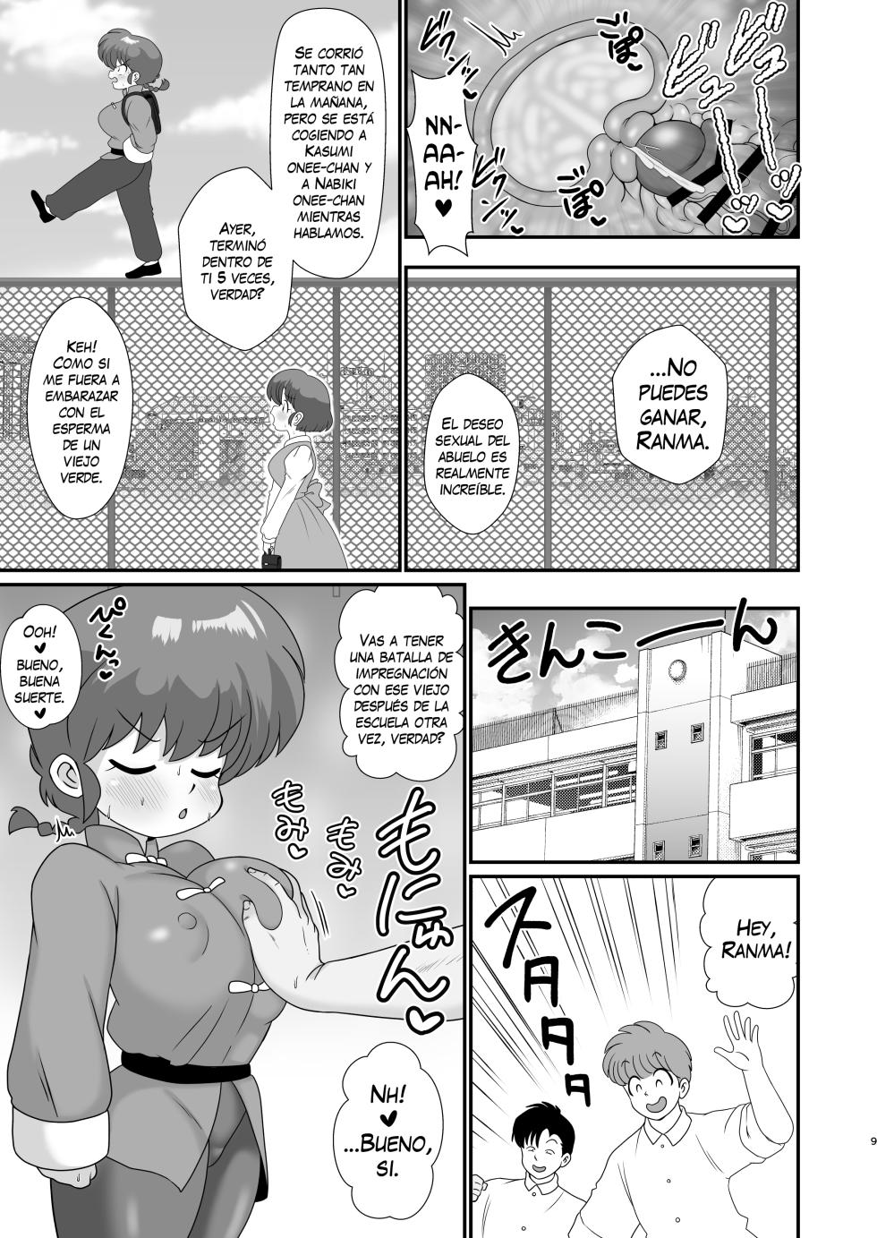 [Tokyo Tsunamushi Land (Tsunamushi)] Ganso Musabetsu Tanetsuke-ryuu | El arte original del apareamiento sin límites (Ranma 1/2) [Spanish] [Digital] - Page 8