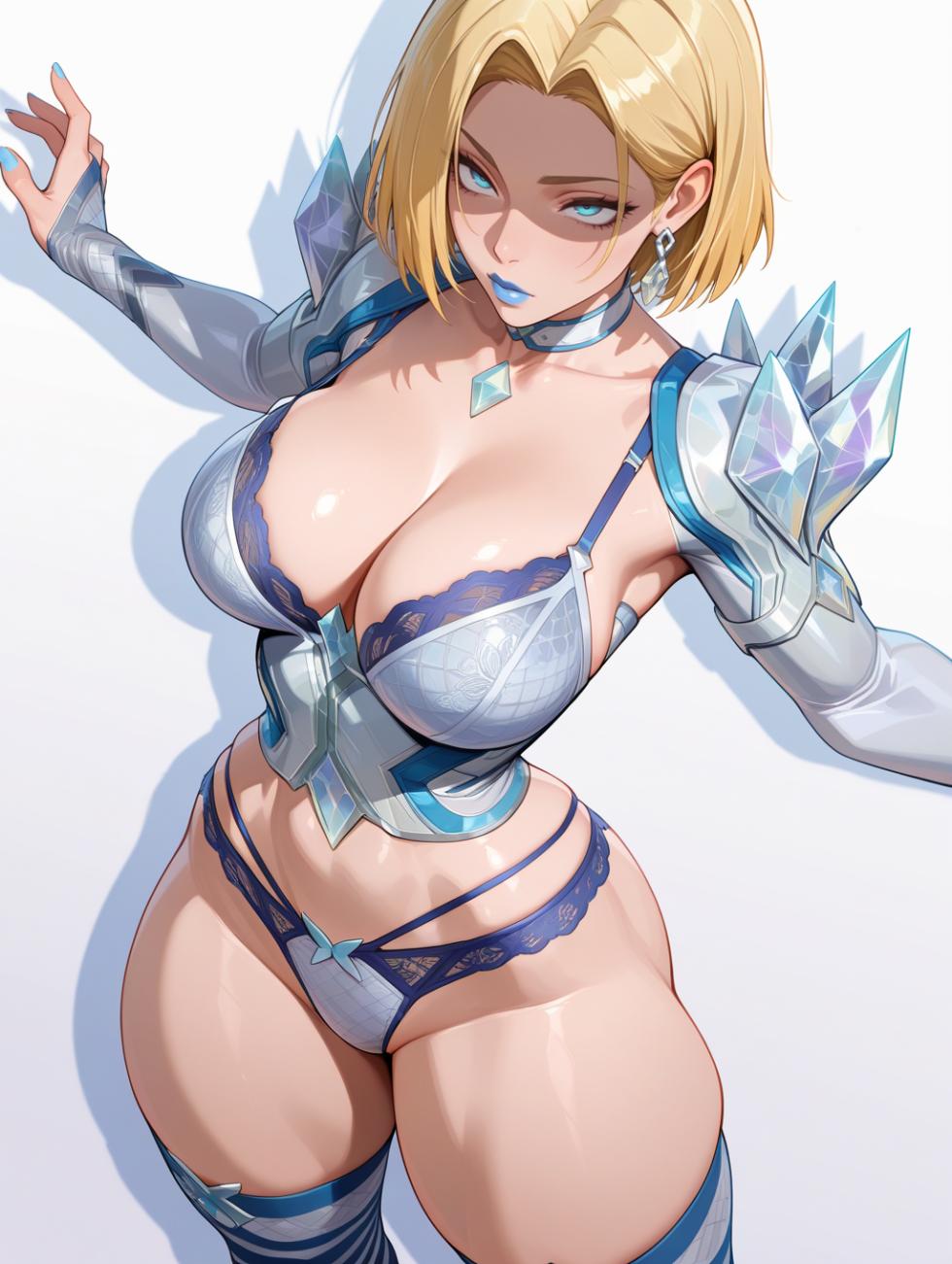 Emma Frost | Marvel Rivals ❄💙 waifuinvoker ai generated - Page 14